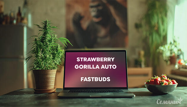 Гроурепорт Strawberry Gorilla Auto fem от FastBuds